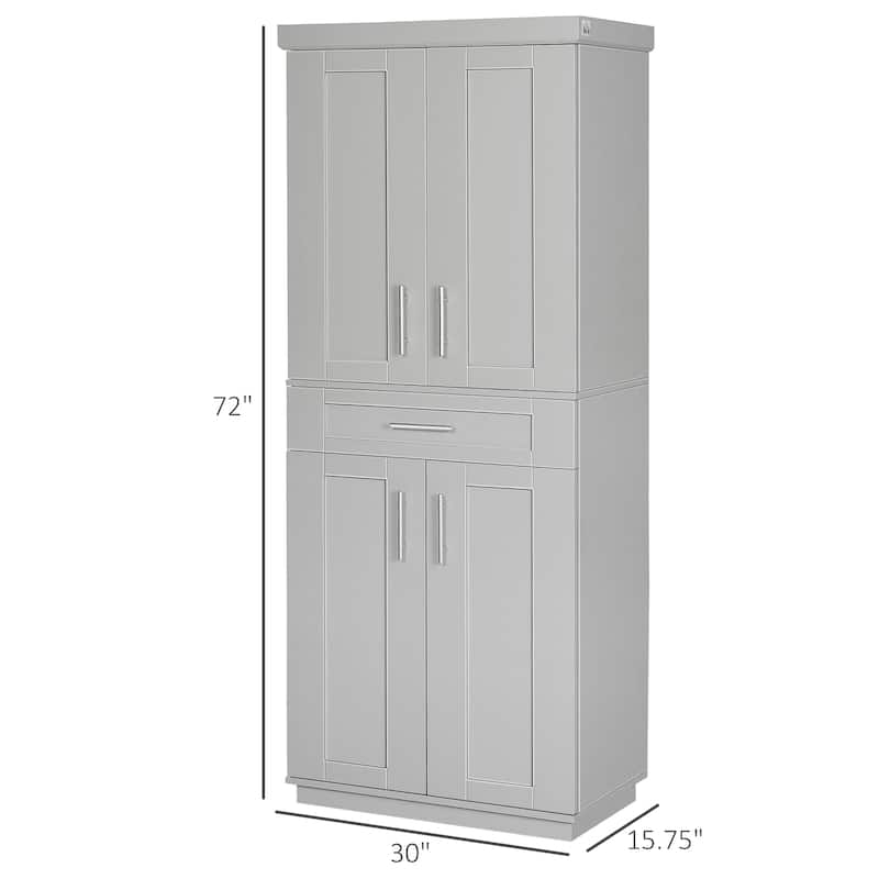 Modern Kitchen Pantry Freestanding Cabinet Cupboard