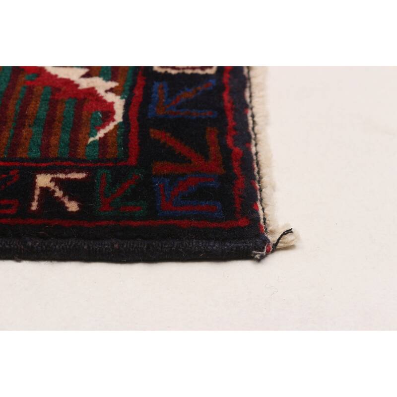 Teimani Red Rug 3'8" x 6'1" - 3'8 x 6'1
