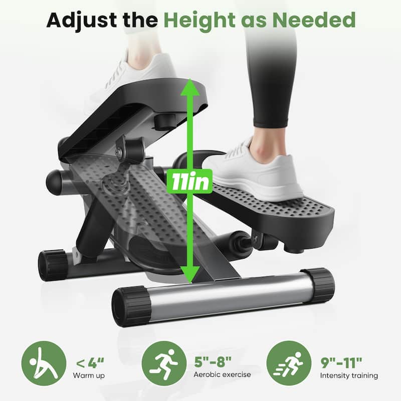 Home stepper machine, twist the stepper and resistance band