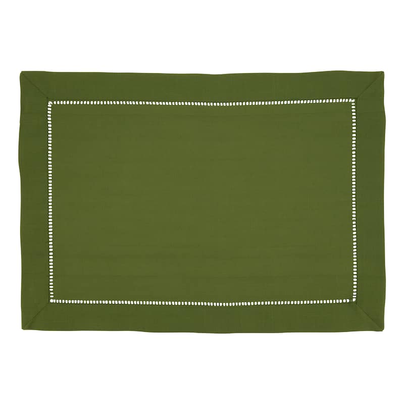 Classic Hemstitch Border Placemat (Set of 12)