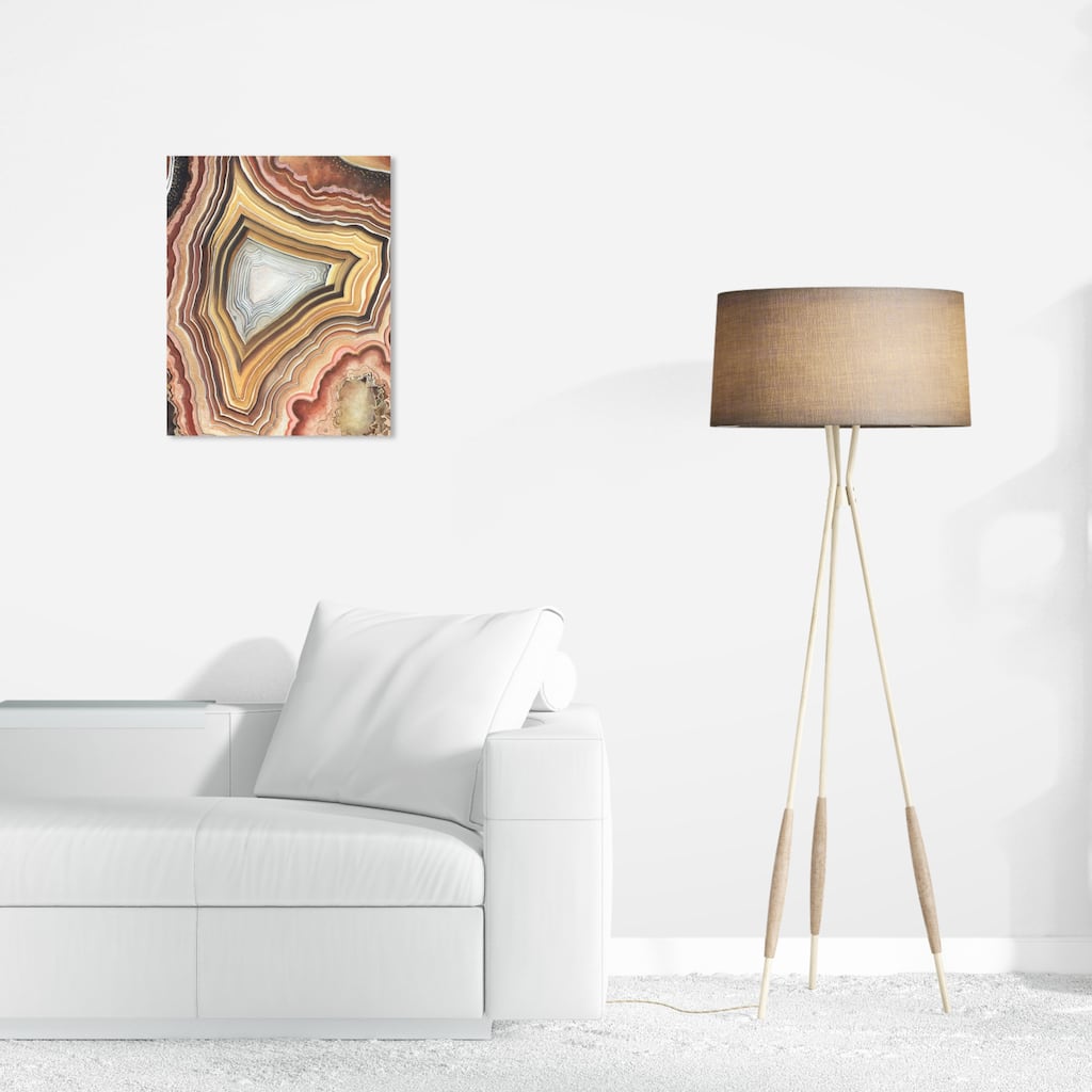 Wynwood Studio Canvas Abstract Gold Inspired Gold and Modern & Contemporary Wall Art Canvas Print