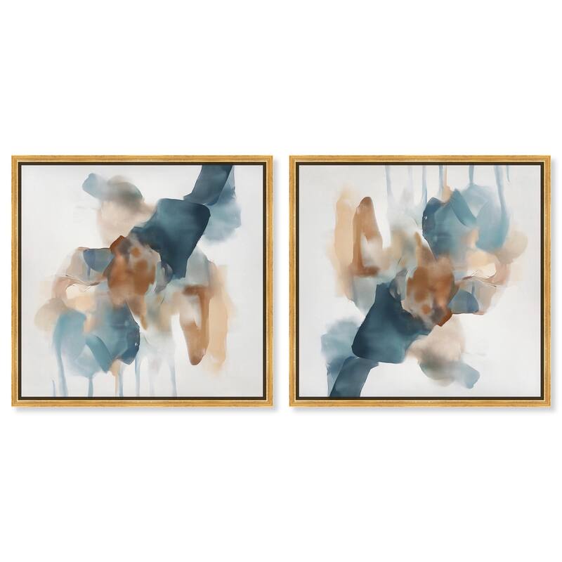 Pretty Spring Time Books Glam Canvas by Art Remedy - 36" x 54" - Silver