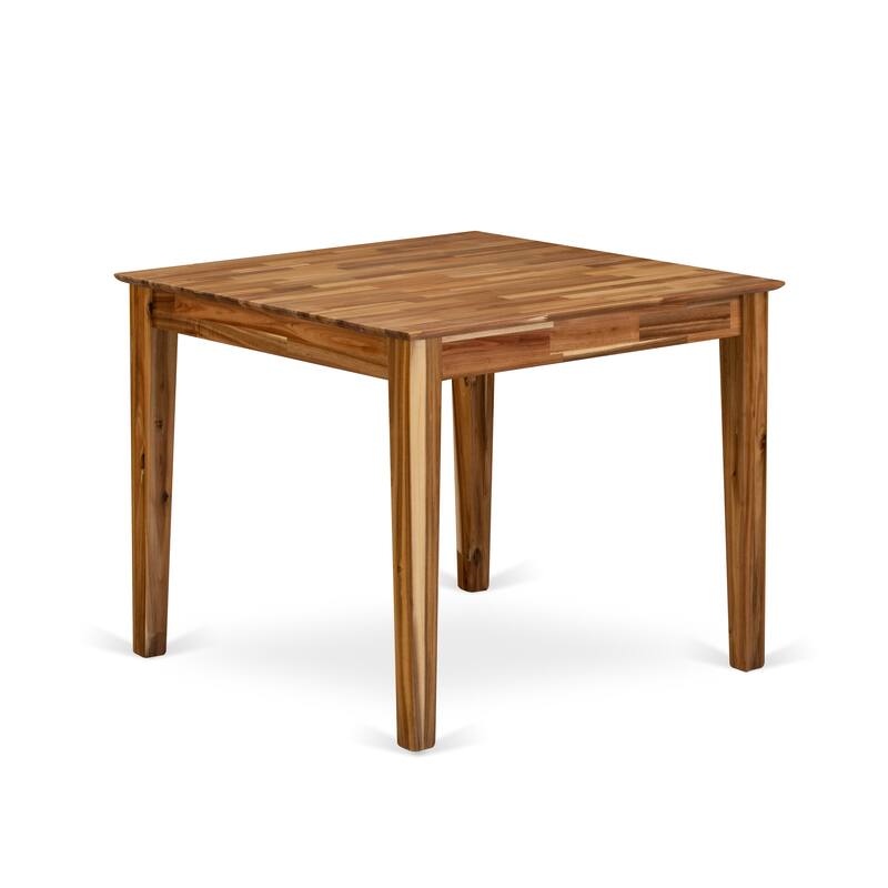 East West Furniture Oxford Square Dining Table for Small Spaces (Finish Color Options) - 1 Table