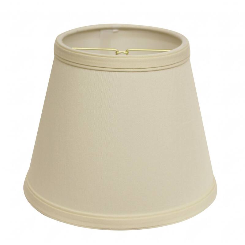 8" Ivory Empire Hardback Slanted No Slub Lampshade - 8''x8''x7''