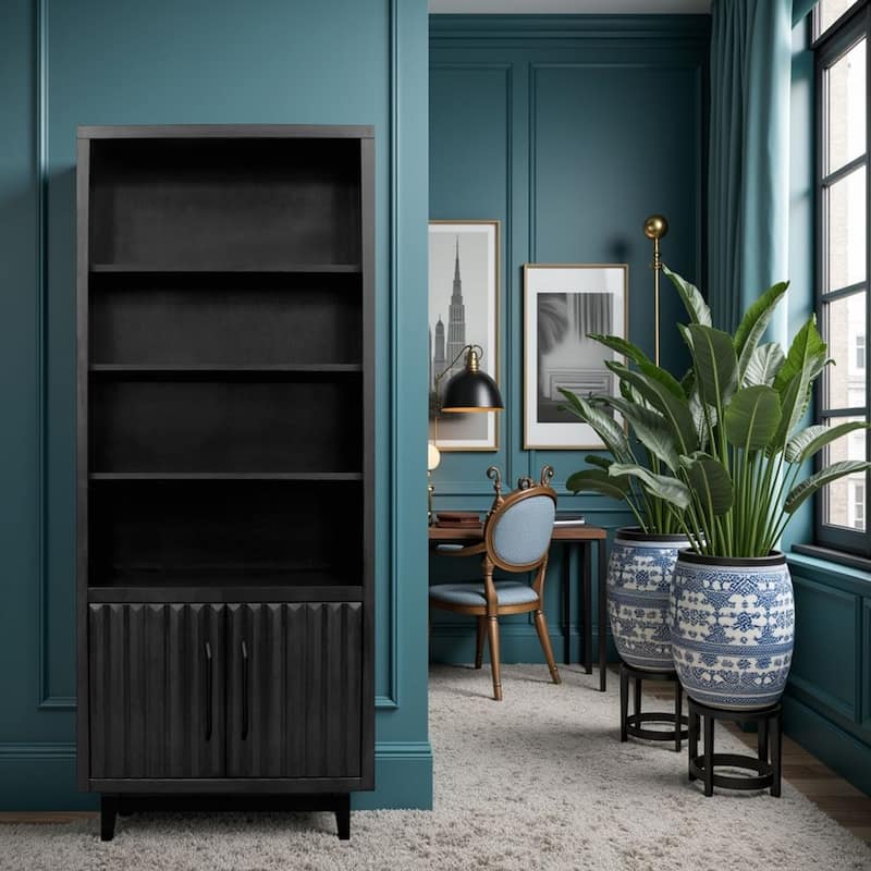 Bridgevine Home Radiance 78 inch High Bookcase Pier, No Assembly Required