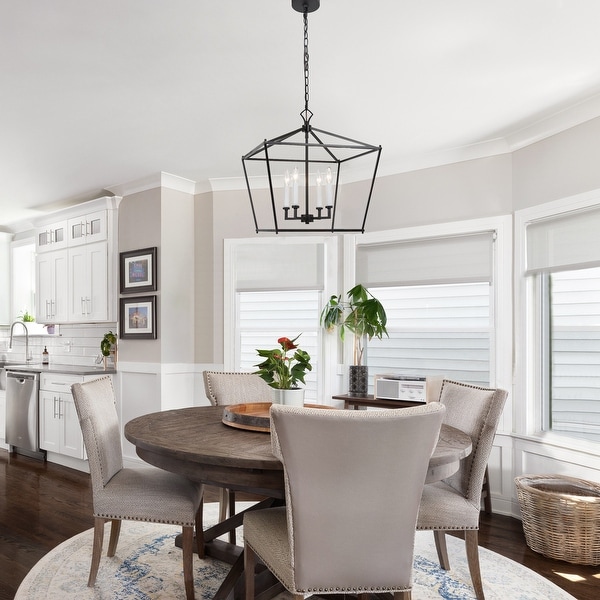 Round lantern outlet pendant light