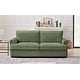 preview thumbnail 21 of 22, Viviana 76 inch Polyester Round Arm Sleeper Sofa Dark Green