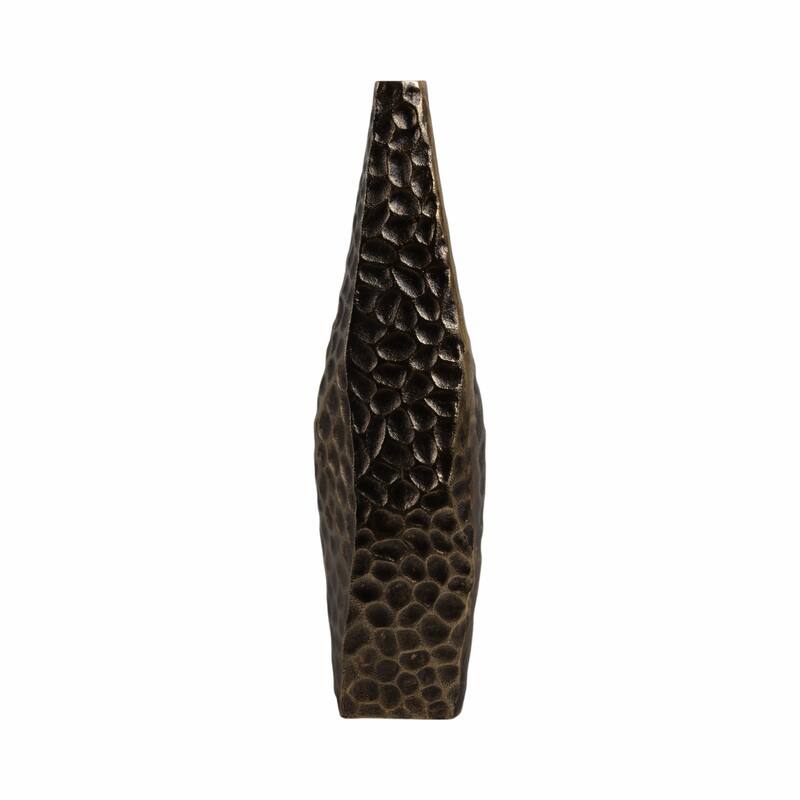 Aluminum Metal Balaz Asymmetrical Sculpted Vase