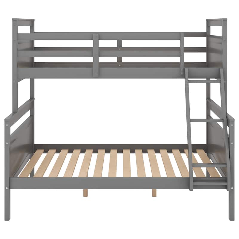 Bunk Bed with Ladder, Safety Guardrail