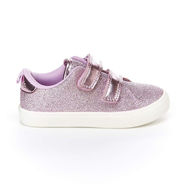 Carters Kids Girls Darla Casual Sneaker with Double Adjustable Strap