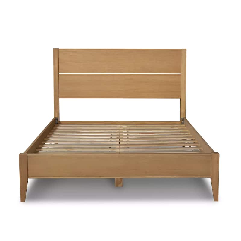 Grain Wood Furniture Mid Century Panel Bed