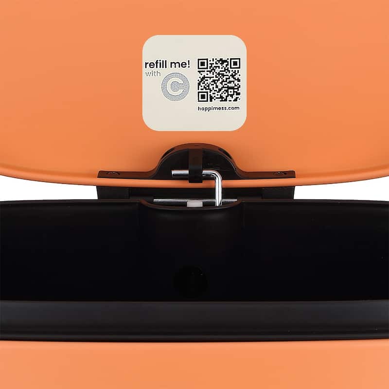happimess 13-Gallon Trash Can with Soft-Close Lid and FREE Mini Trash Can