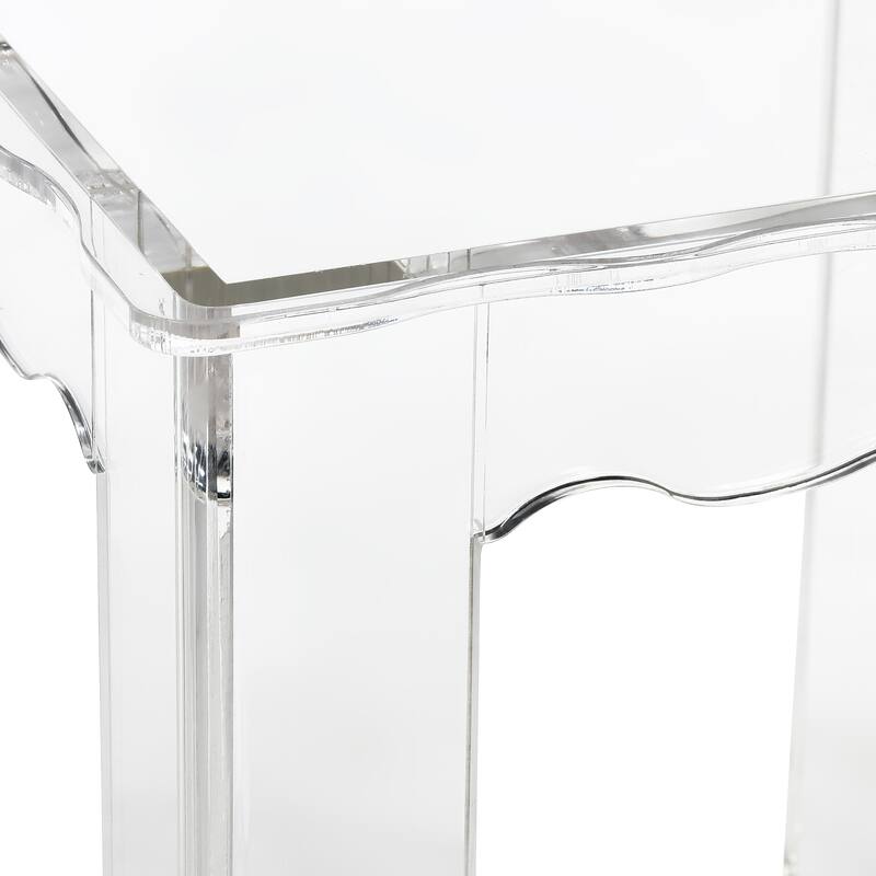 Jacobs Nesting Table - Set of 3 Square Clear