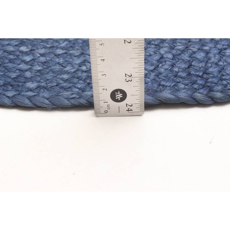 ECARPETGALLERY Braided Weave Palas Denizli Cream Jute Rug - 2'11 x 2'11