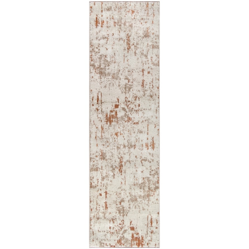 Nourison Concerto Modern Abstract Distressed Area Rug.