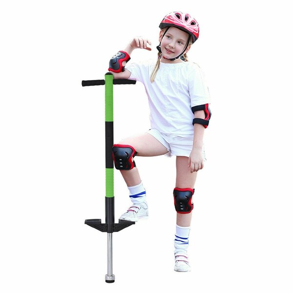 Shop Gymax Padded Single Pogo Stick Jump Stick Children Balance Training Interior Spring Overstock 23130794