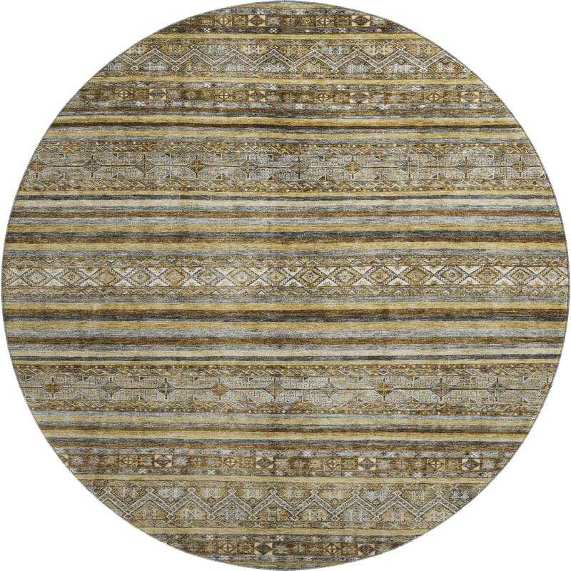 Premium Washable Super Soft Global Stripes Mayfield Rug
