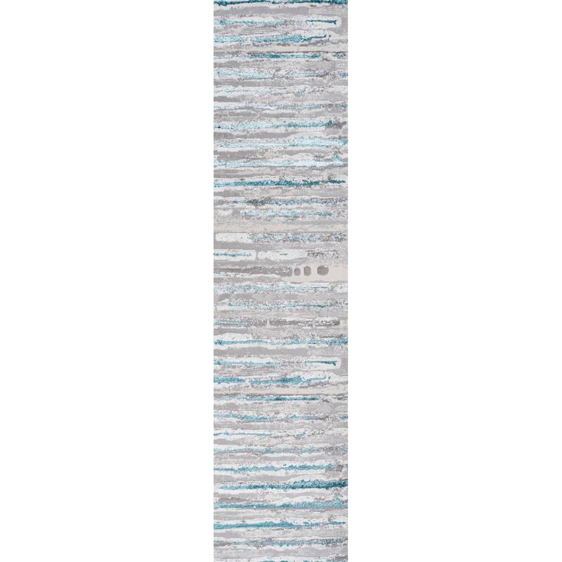 JONATHAN Y Timeworn Modern Stripe Area Rug
