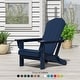 preview thumbnail 4 of 101, POLYTRENDS Laguna All Weather Poly Outdoor Adirondack Chair - Foldable