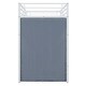 preview thumbnail 75 of 77, Twin/Full Size Loft Bed with Bulit-in Desk and LED Light, Metal Loft Bedframe with Wardrobe, Storage Shelves and Power Outlet