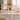 Eveline Modern Natural Brown Finished Wood 43-Inch Dining Table