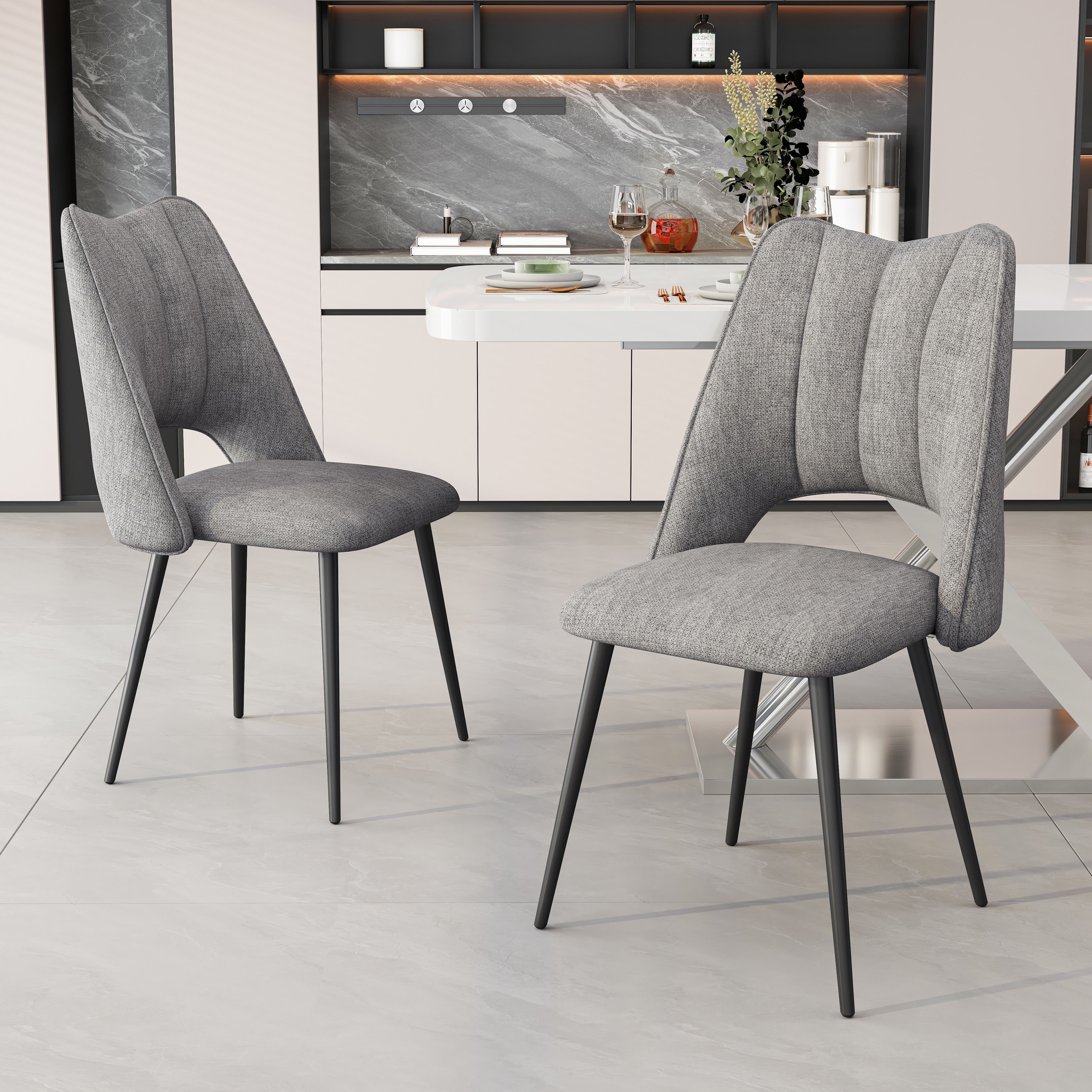 4-Chair Set Combination Dining Chairs