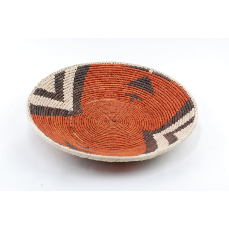 Hand Woven Palm Wall Decor Basket