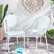 preview thumbnail 17 of 16, SAFAVIEH California Outdoor Side Chair Set of 2 (Fully Assembled) - 20 in. W x 22 in. D x 35 in. H