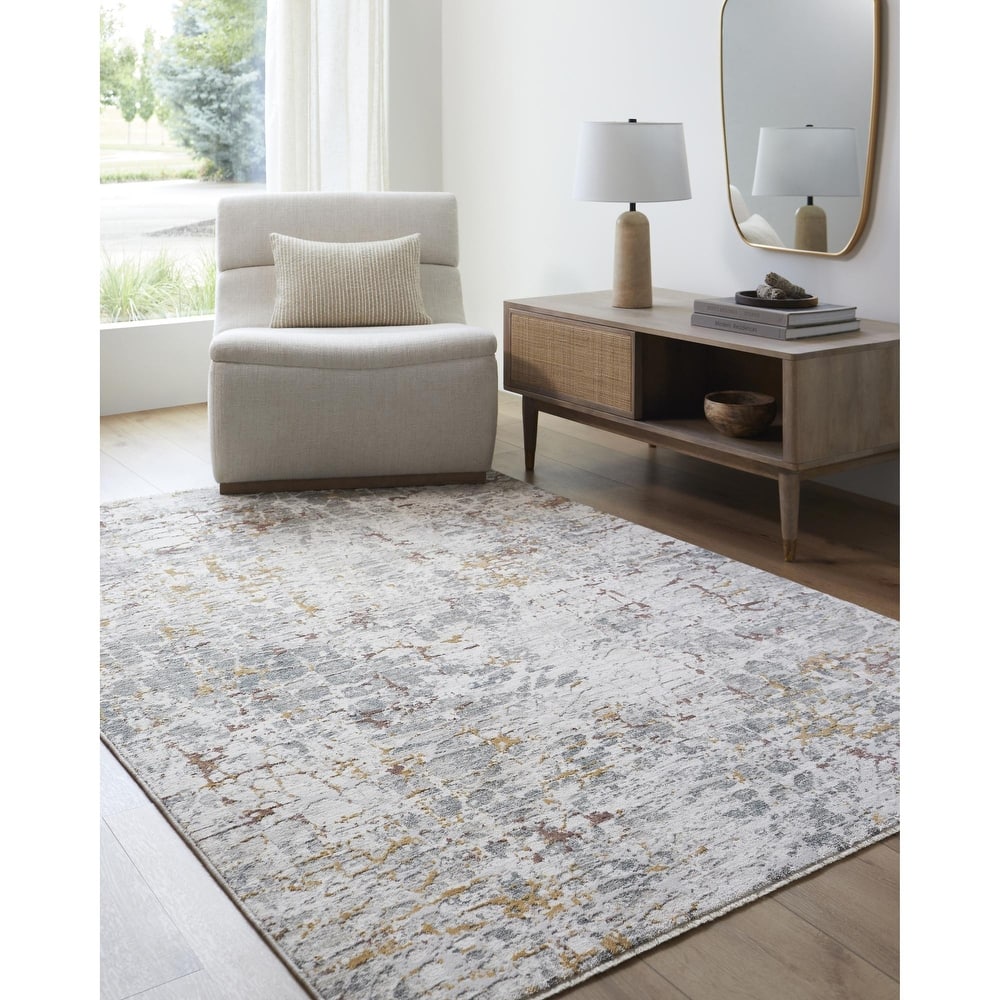 Anna Modern Patchwork Area Rug