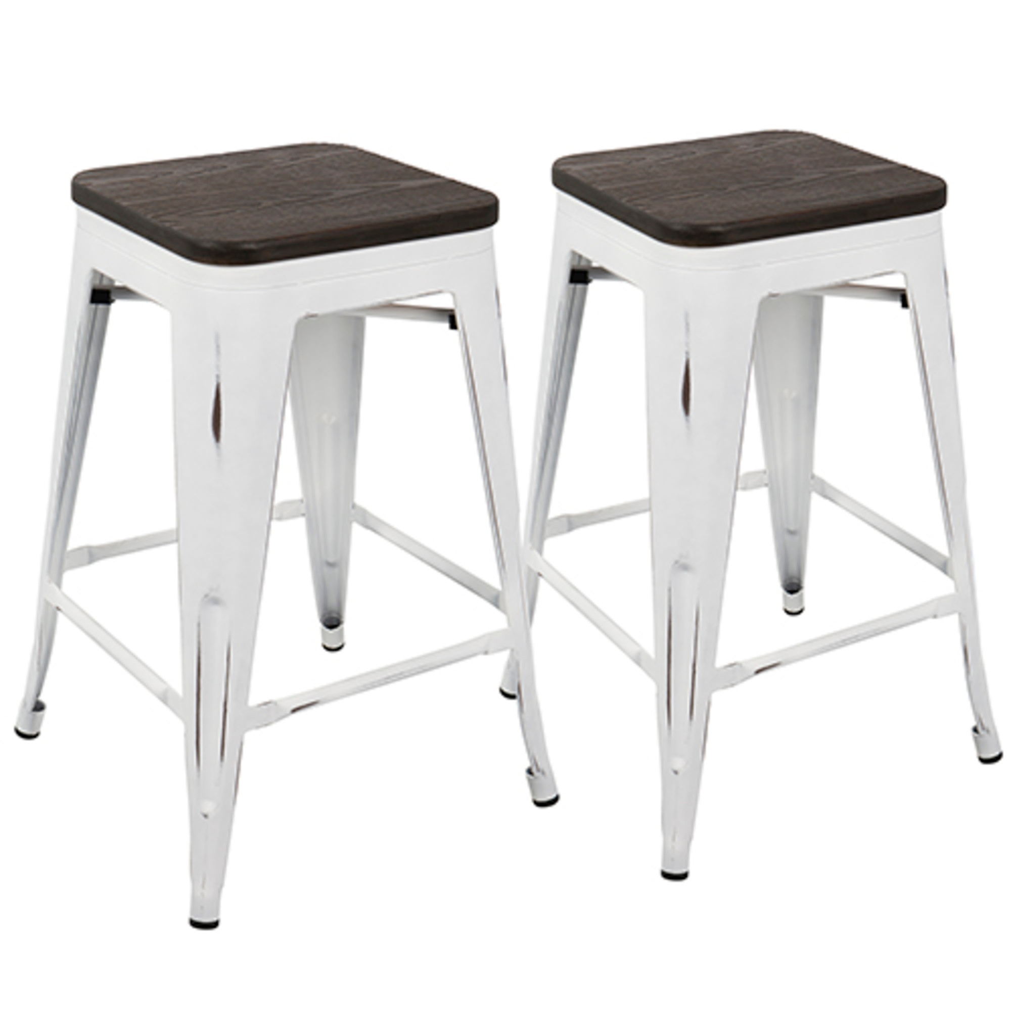 White industrial stool sales