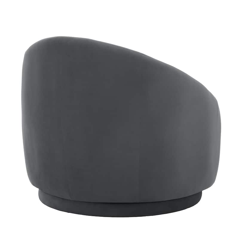 35" Wide Upholstered Swivel Accent Barrel Chairs (Set of 2)