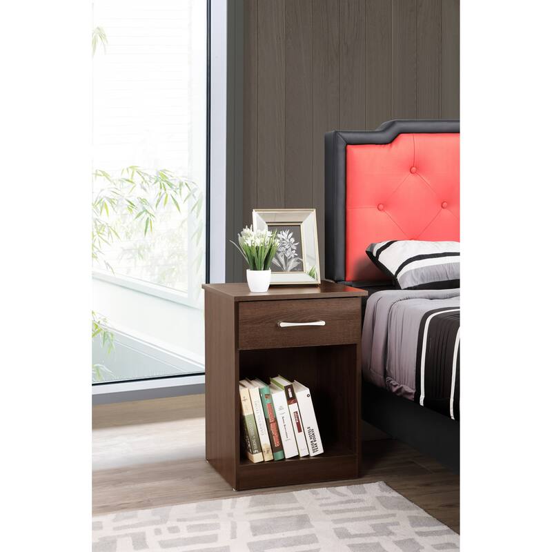 Lindsey 1-Drawer Nightstand (24 in. H x 18 in. W x 16 in. D)