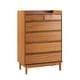 preview thumbnail 8 of 37, Walker Edison Modern Gallery Top Solid Wood Chest