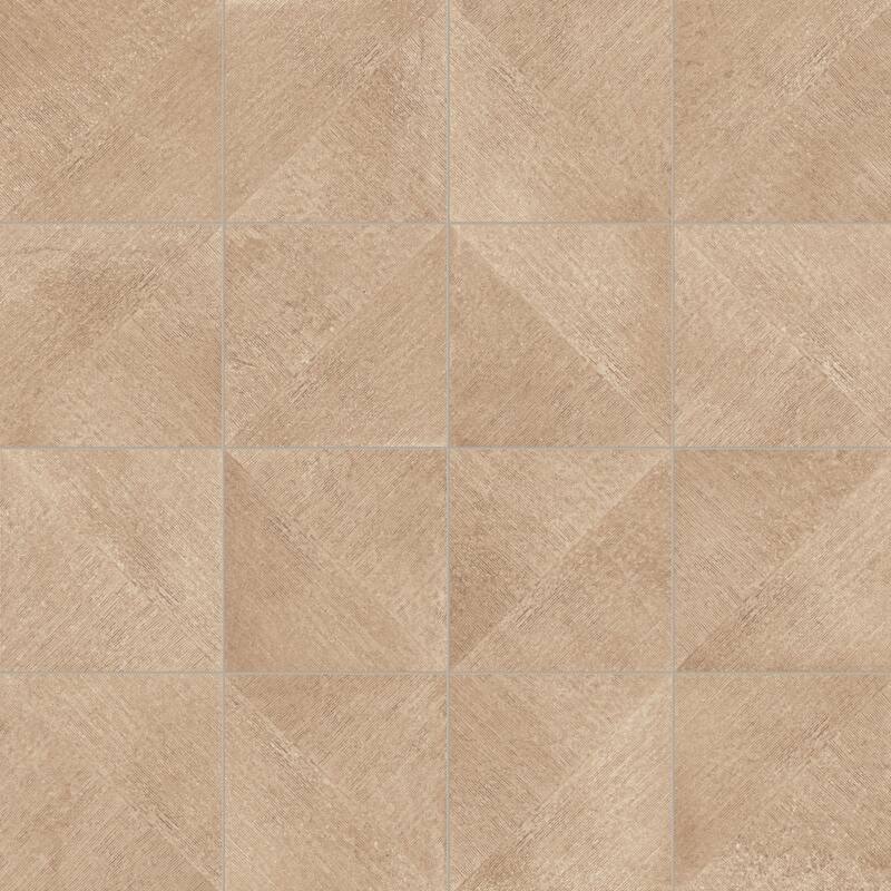 Merola Tile Atlas Rigato Cotto 9-3/4" x 9-3/4" Porcelain Floor and Wall Tile