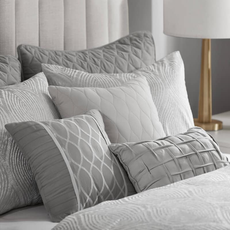 Madison Park Nocturne 10 Piece Jacquard Comforter Set