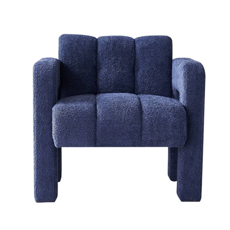 31.10" Wide Boucle Upholstered Accent Chair