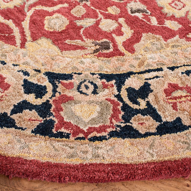 SAFAVIEH Handmade Anatolia Crisalida Traditional Oriental Wool Rug