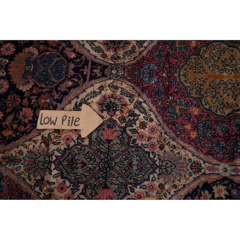 Vegetable Dye Kerman Persian Large Rug Handmade Wool Carpet - 13'3" x 17'3"
