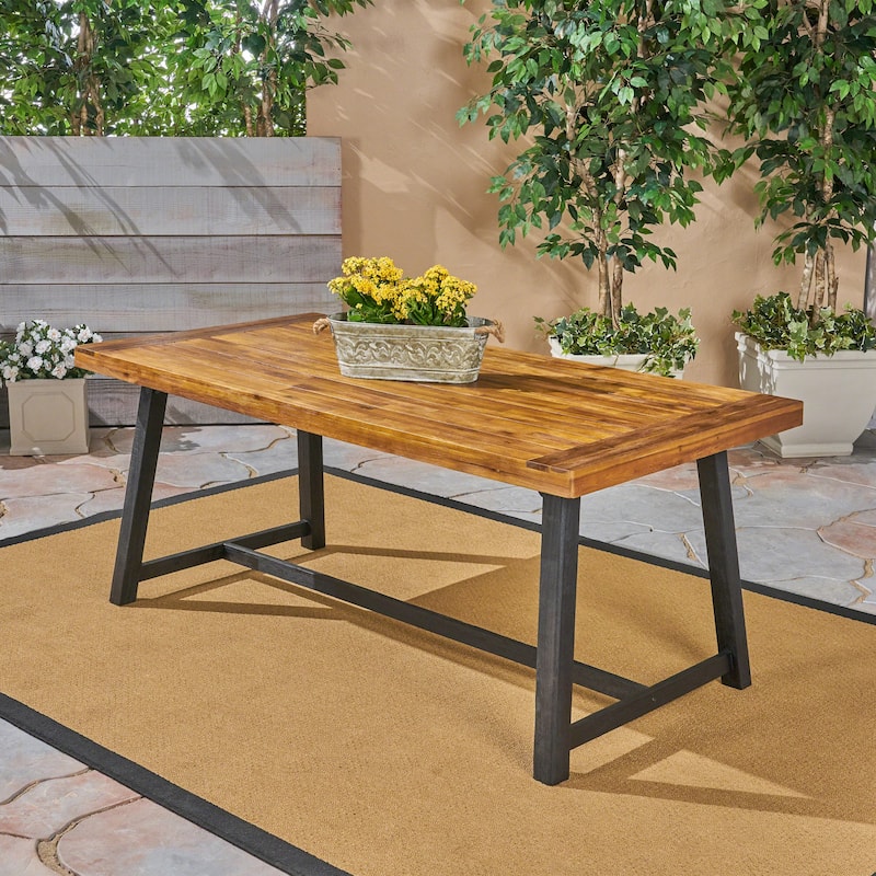 Outdoor Acacia Wood Dining Table