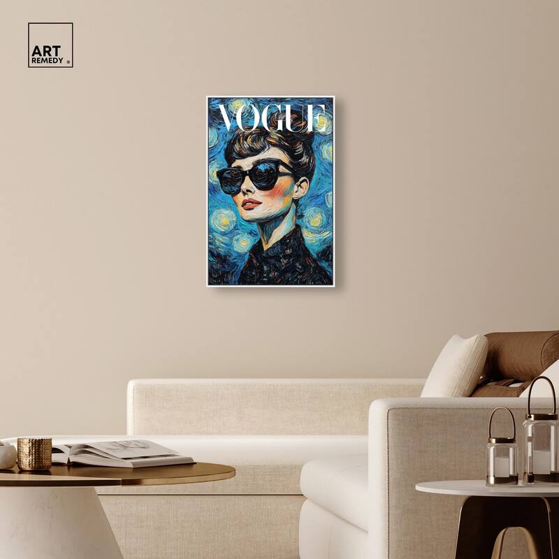 Starry Night Icon Canvas by Art Remedy