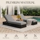 preview thumbnail 69 of 112, Patio Recline Chairs Adjustable Chaise Lounge with Cushions (Set of 2)