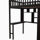 preview thumbnail 24 of 29, Twin Size Wood Loft Bed with Bookshelf, Drawers, Desk and Wardrobe