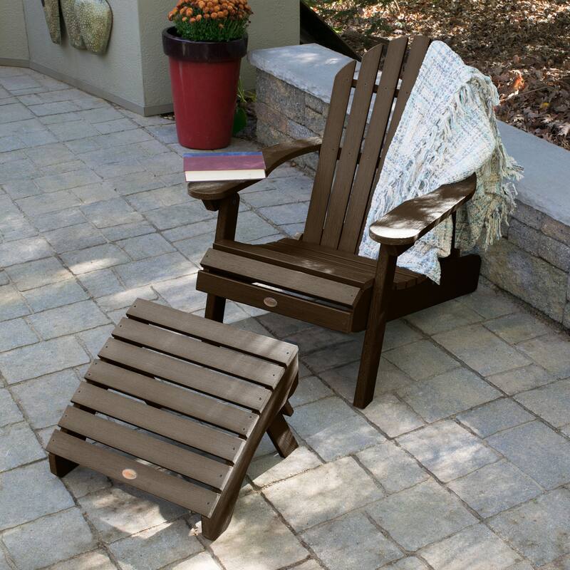 Mandalay Adirondack Chair and Folding Ottoman