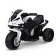 preview thumbnail 1 of 3, Toddler Ride-On Motorcycle Licensed BMW, 3-Wheel Electric Bike with Music and Headlight, 6V Battery-Powered White
