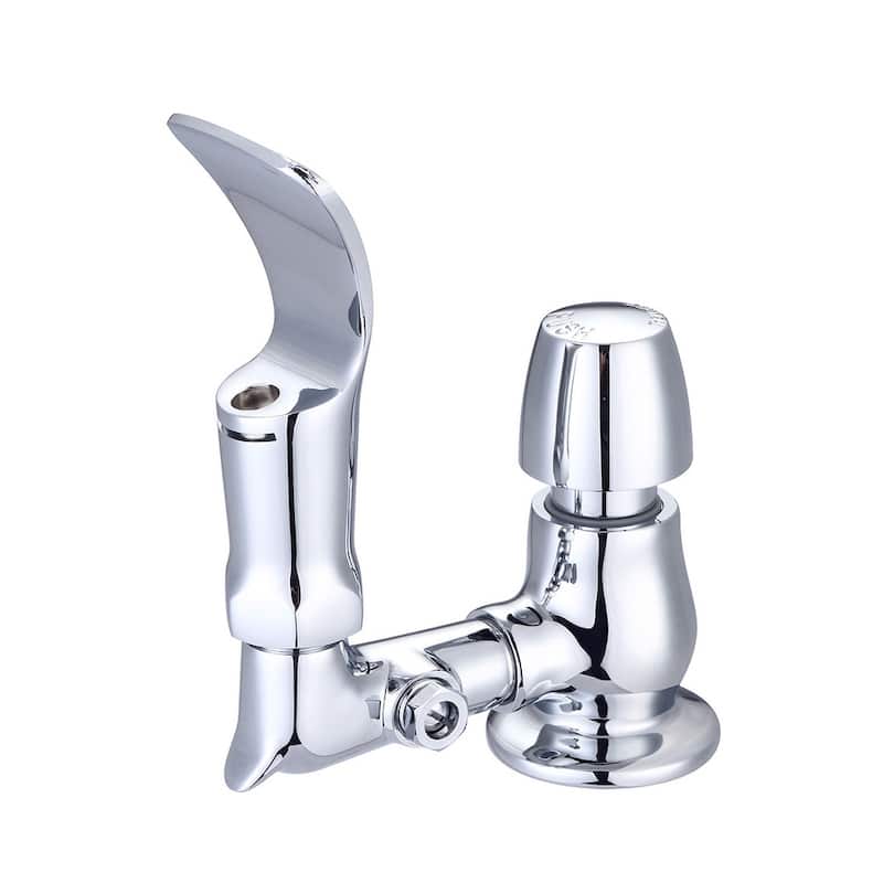 Pioneer Faucets Central Brass Push Button Bubbler - Polished Chrome