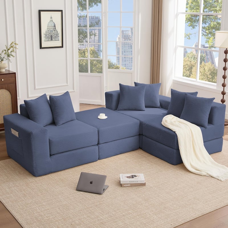 10-in-1 Convertible Sofa Sectional