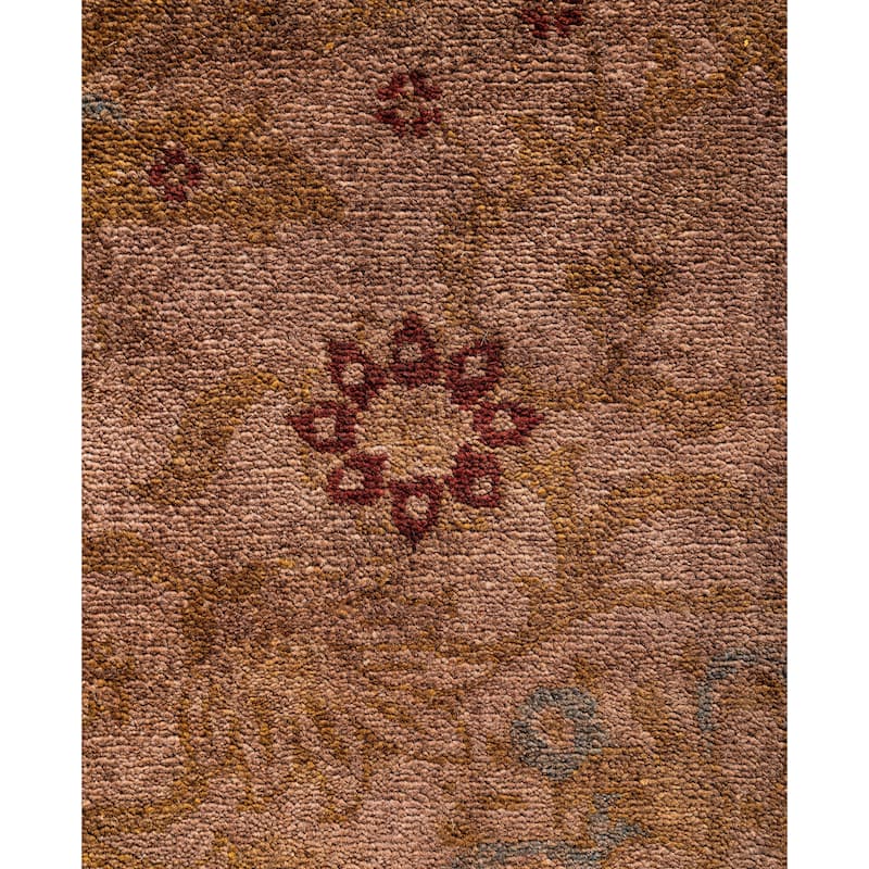 Overdyed One-of-a-Kind Hand-Knotted Area Rug - Brown - 8' 1" x 10' 4"