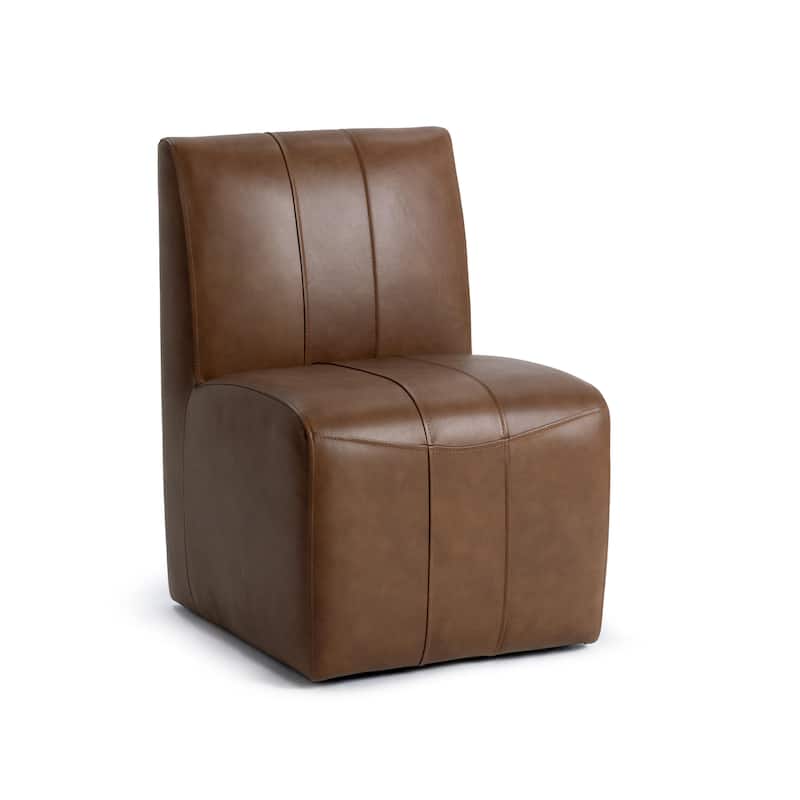 Carsen Top Grain Leather Dining Chair