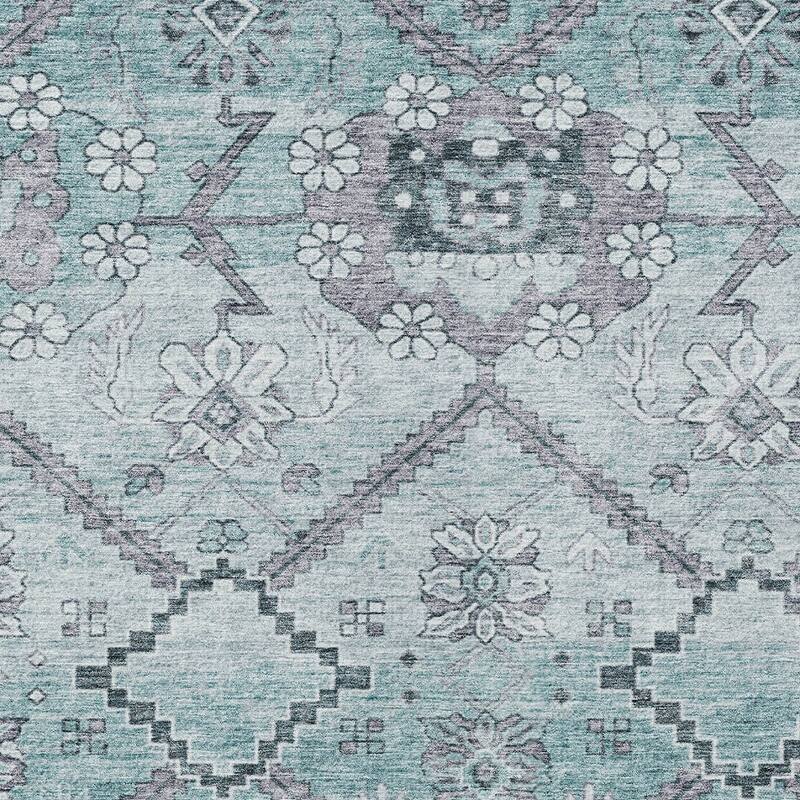 HomeRoots Floral Transitional Rectangle Outdoor Rug