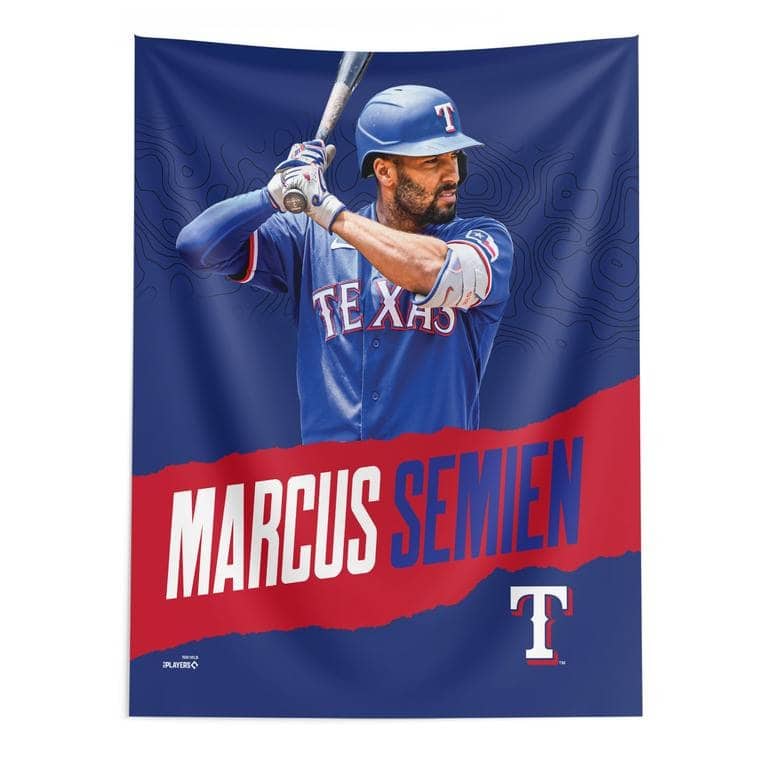 MLB Texas Rangers Player Wall Hanging - 50" x 60" - Marcus Semien